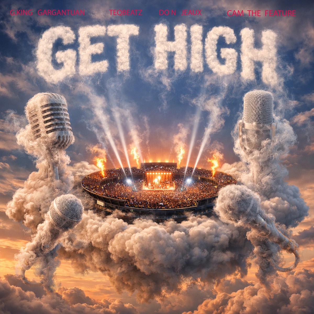 Get High - Single by G.KIng Gargantuan, Don Jeaux, TEQBEATZ & Cam The Feature album cover