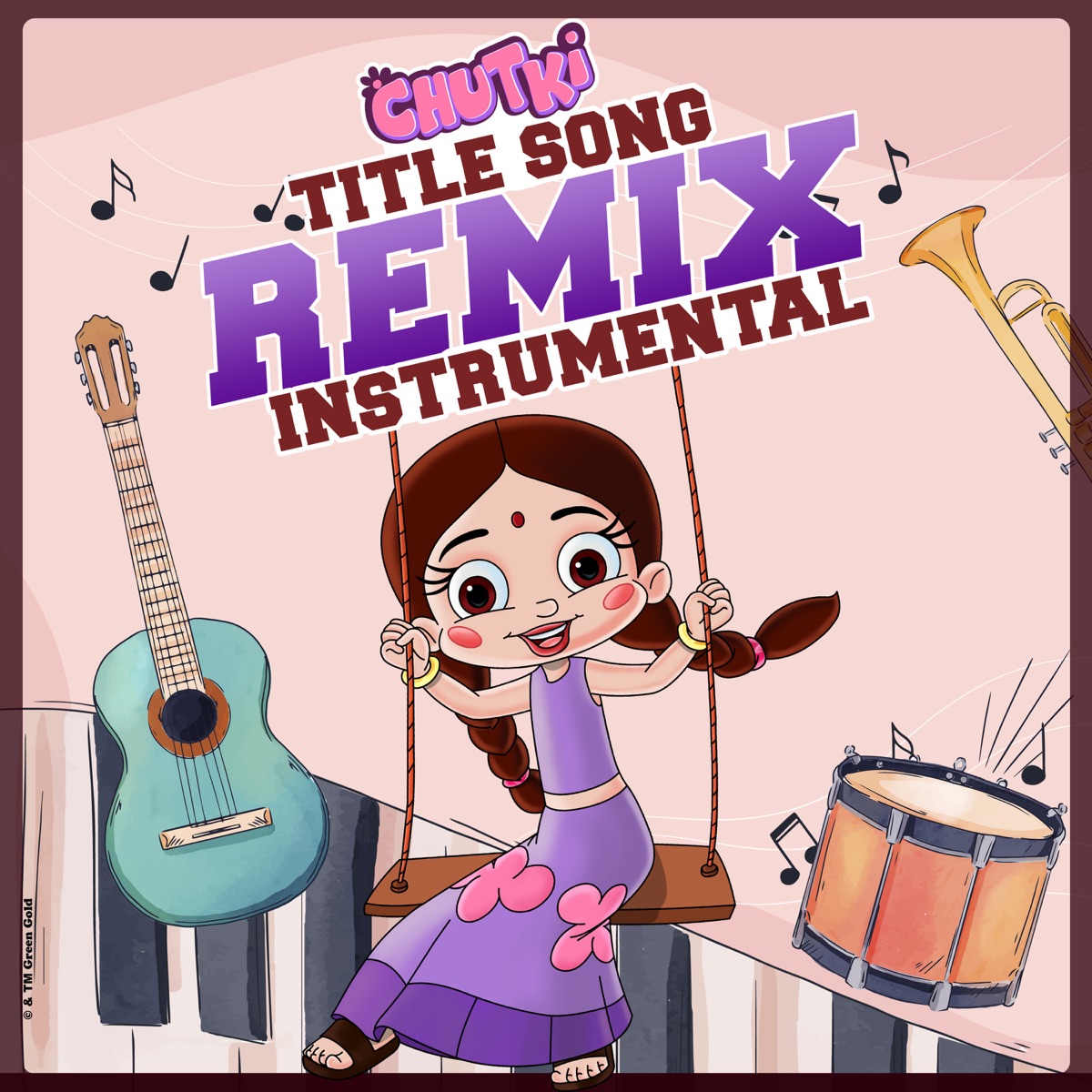 Chutki Title Song (Remix Instrumental) - Single by Chhota Bheem & Sabiya khan album cover