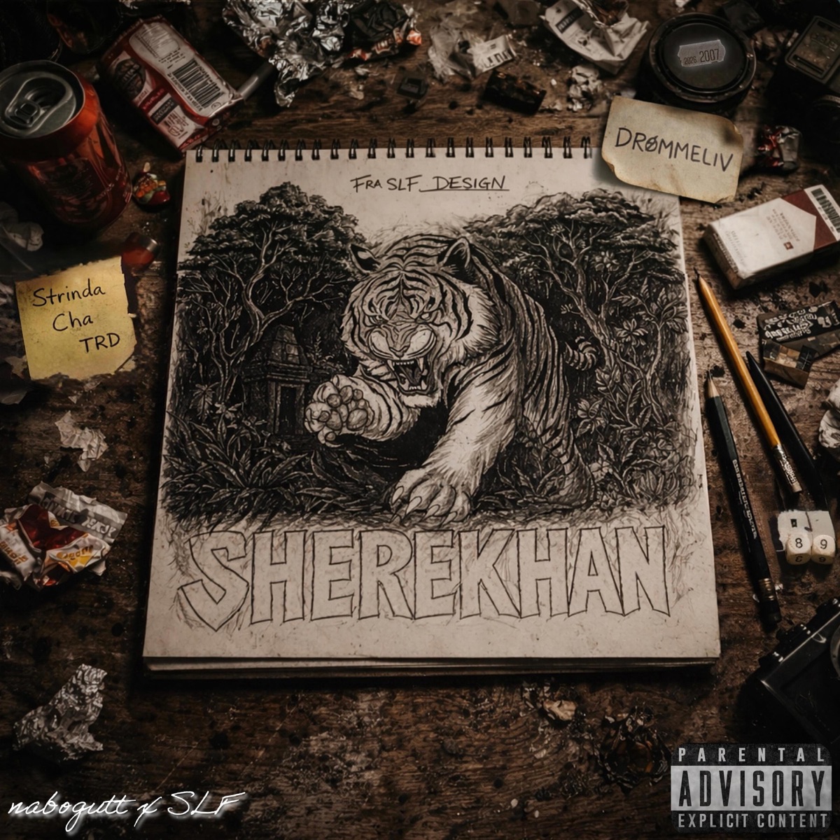 DRØMMELIV (Sherekhan) - Single by nabogutt & SLF album cover