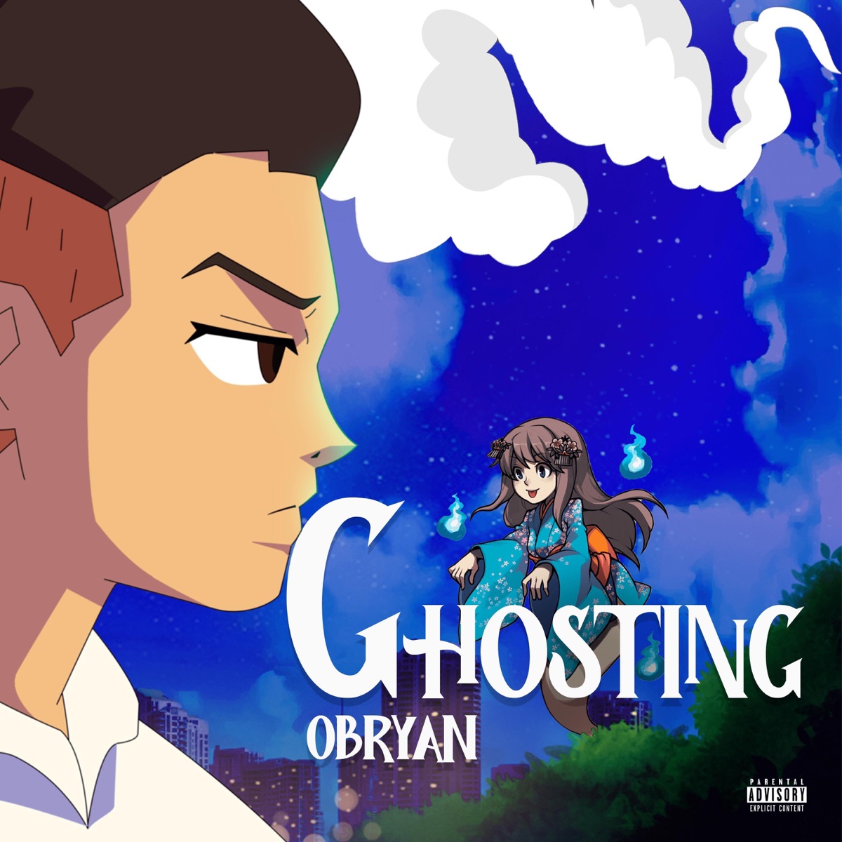 GHOSTING - Single by Obryan album cover