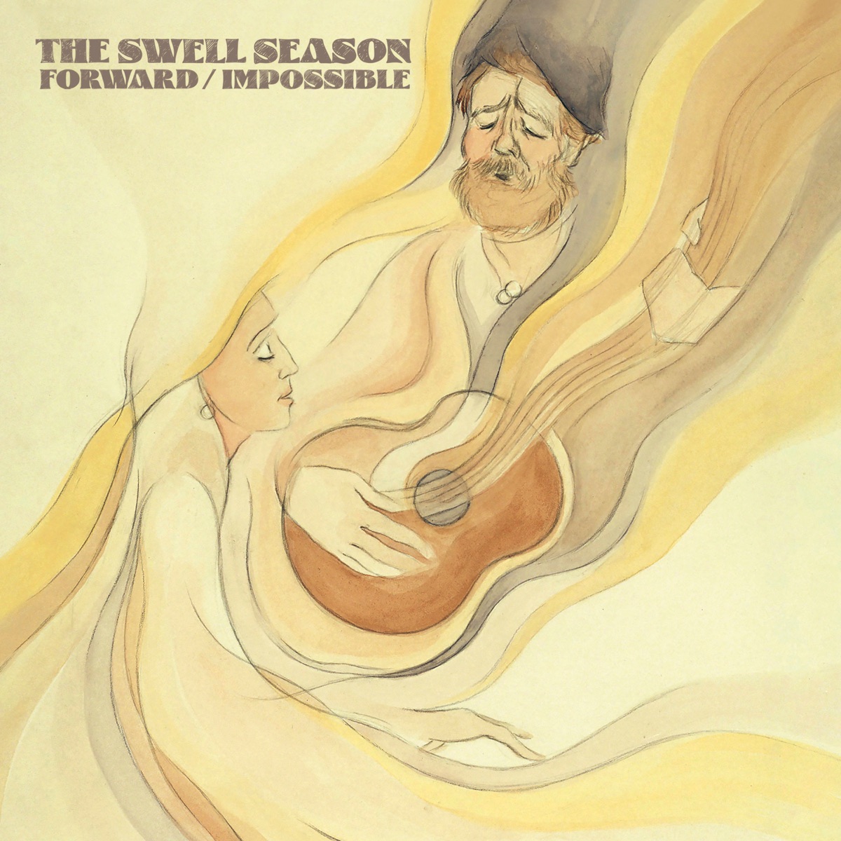 Forward/Impossible - Single by The Swell Season, Markéta Irglová & Glen Hansard album cover
