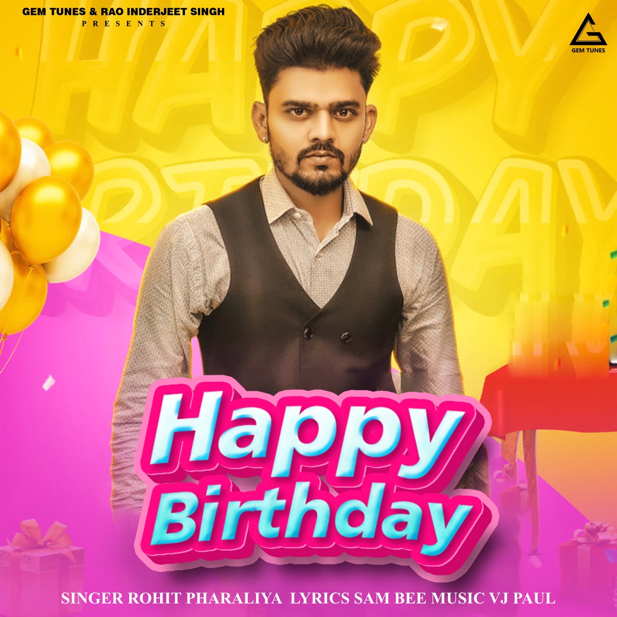 Happy Birthday - Single by Rohit Pharaliya album cover