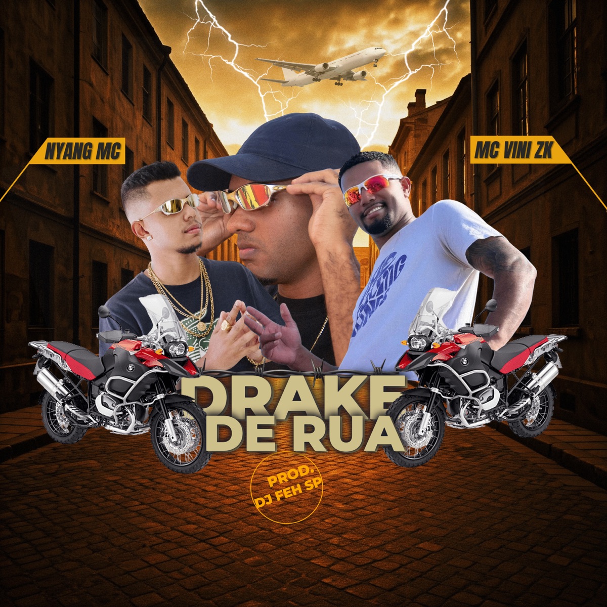 Drake de Rua - Single by Nyang Mc, Mc Vini ZK & DJ Feh SP album cover