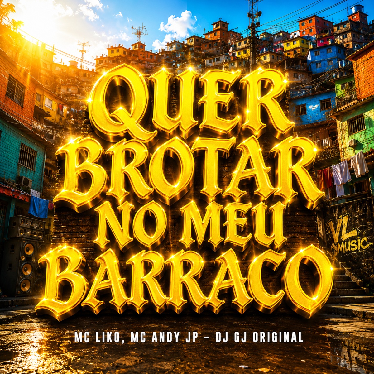 Quer Brotar no Meu Barraco - Single by DJ GJ Original, Mc Liko & Mc Andy Jp album cover