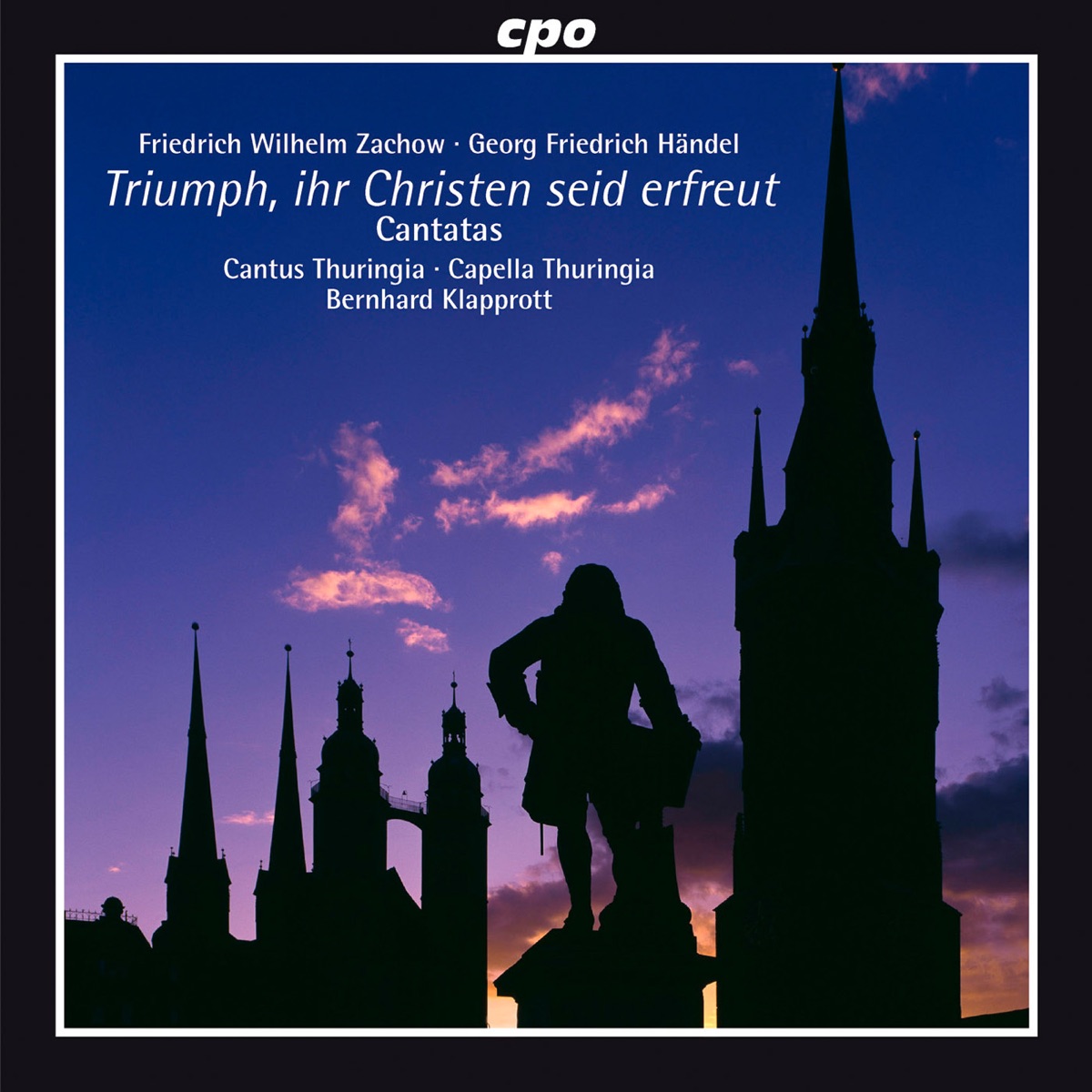 Triumph, ihr Christen seid erfreut - Cantatas by Bernhard Klapprott, Cantus Thuringia & Capella Thuringia album cover