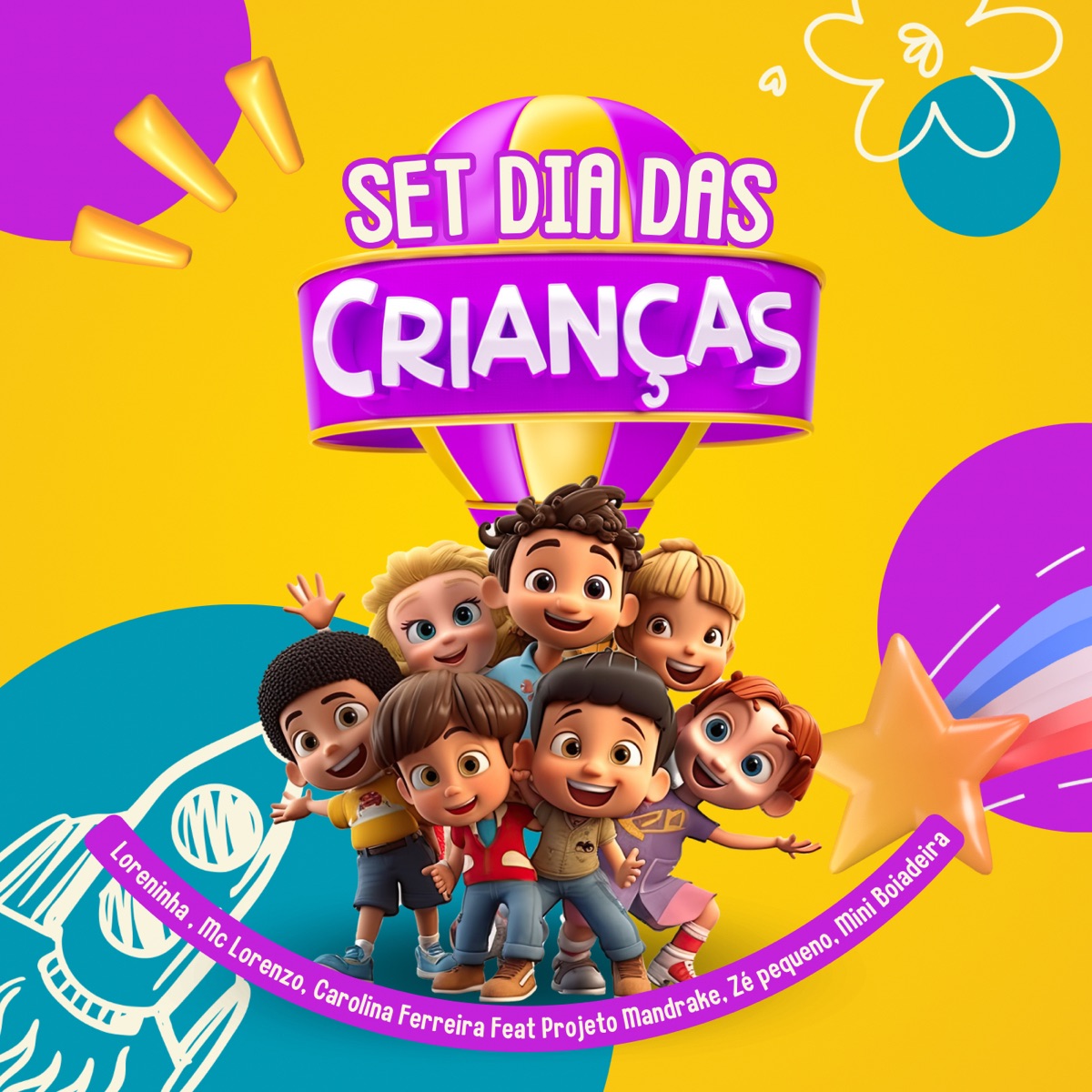Set das Crianças (feat. loreninha, Projeto Mandrake & Zé Pequeno) - Single by MINI BOIADEIRA, Carolina Ferreira & MC Lorenzo album cover