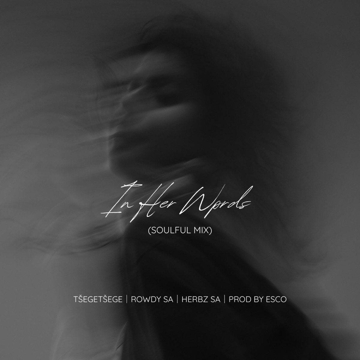 In Her Words (feat. HerbsZA & Prod By Esco) [Soulful Mix)] - Single by Tšegetšege & Rowdy SA album cover
