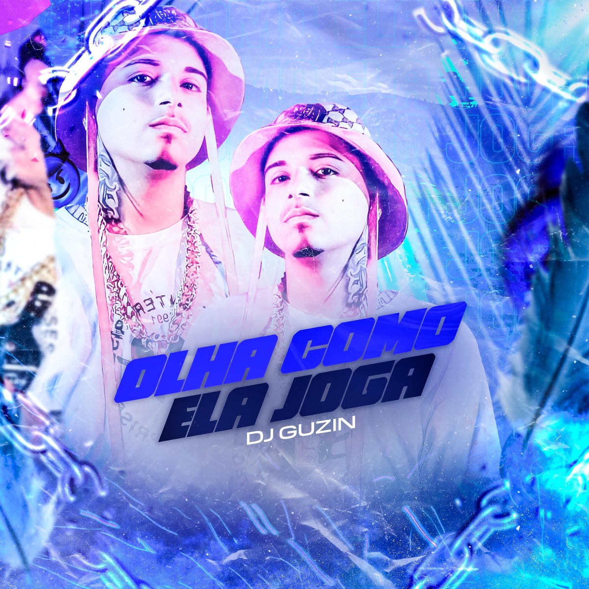 OLHA COMO ELA JOGA (feat. MC MAGRINHO & PEDRIN DO ENGENHA) - Single by DJ GUZIN album cover