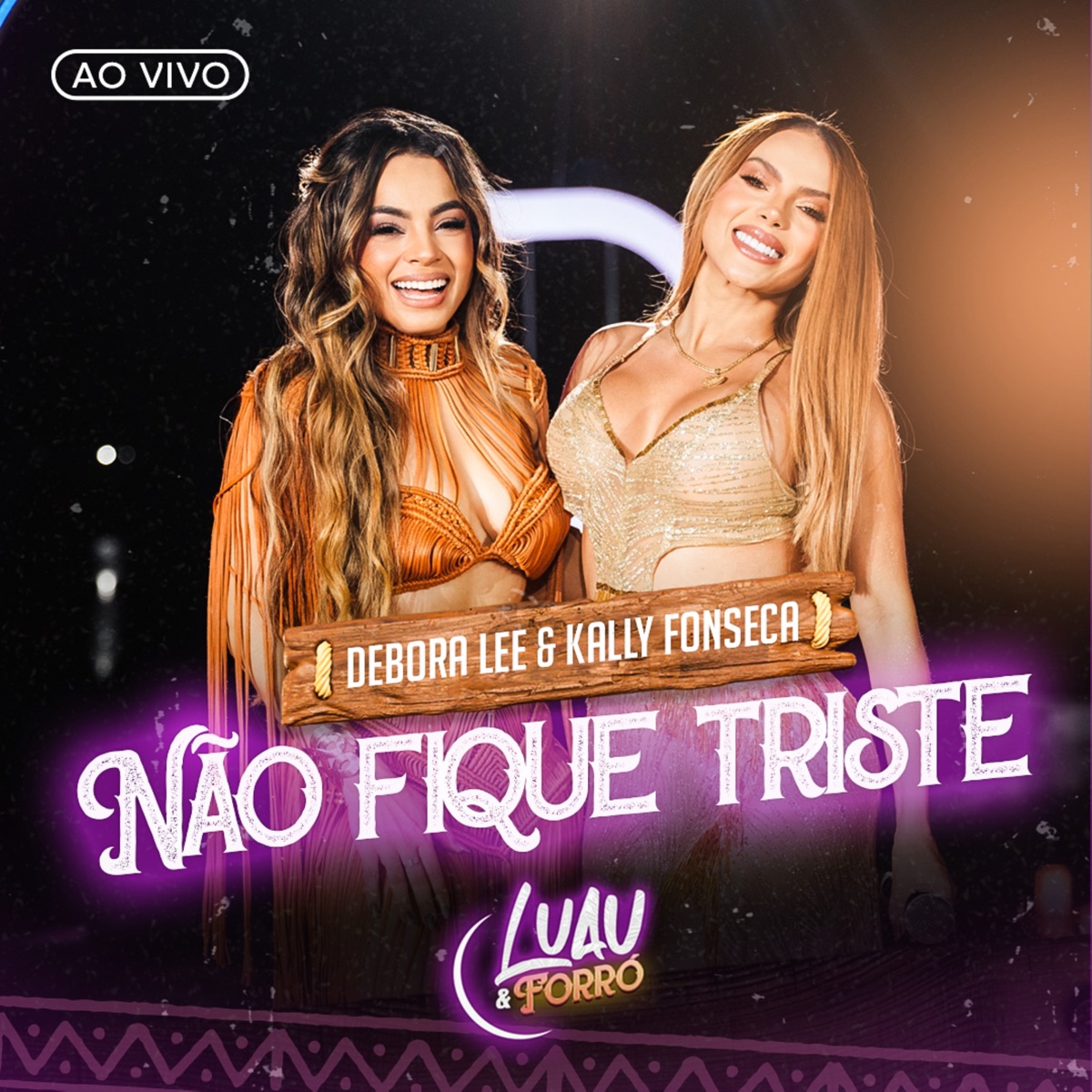 Não Fique Triste (Ao Vivo) - Single by Debora Lee & Kally Fonseca album cover