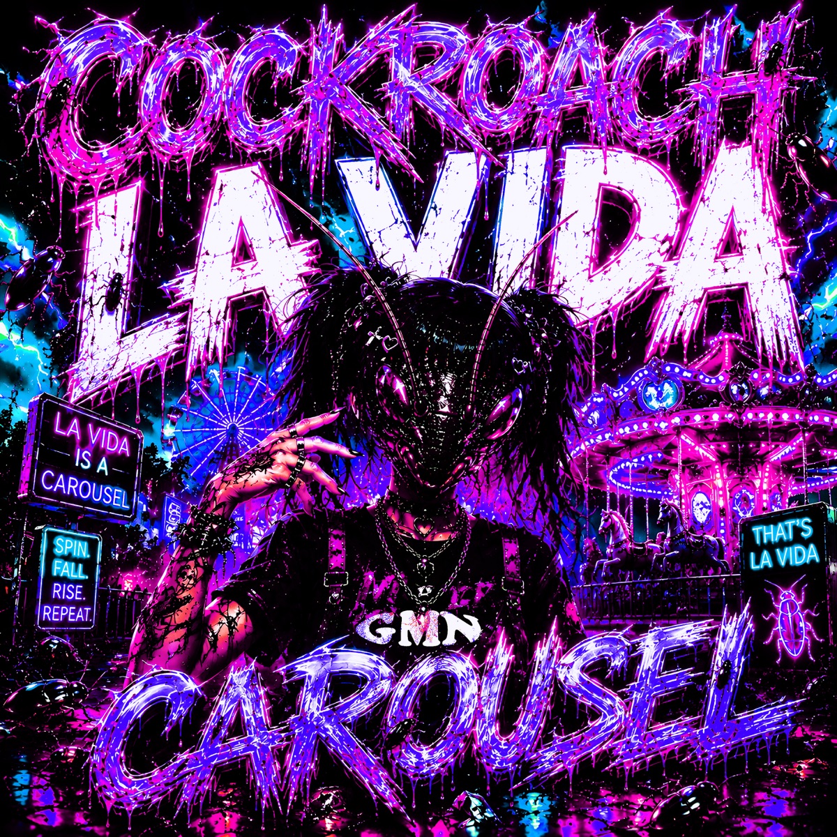 Cockroach LA VIDA Carousel - EP by DJ Gaurav, GMN & Vaibhav Pandey album cover