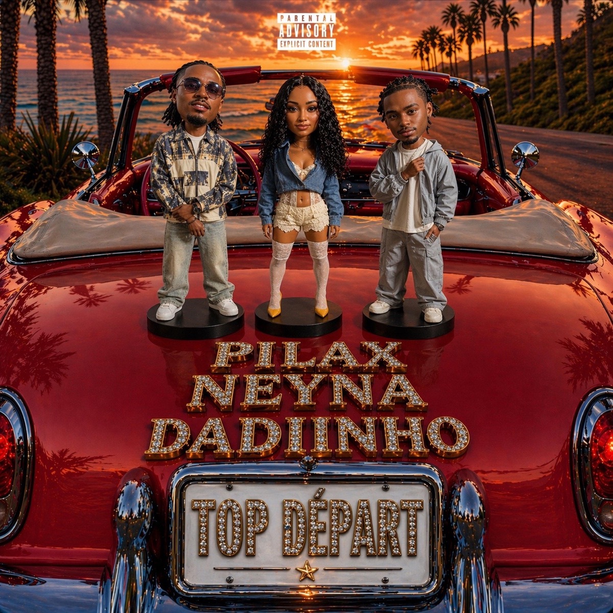 TOP DÉPART (feat. Pilax & Neyna) - Single by Dadiinho album cover