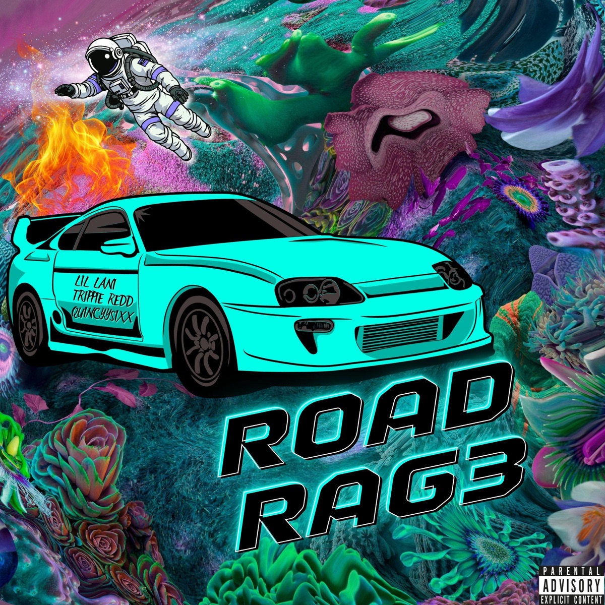 ROAD RAGE! (feat. 1400 ent & QuincyySixx) [Remix] - Single by lil lani album cover