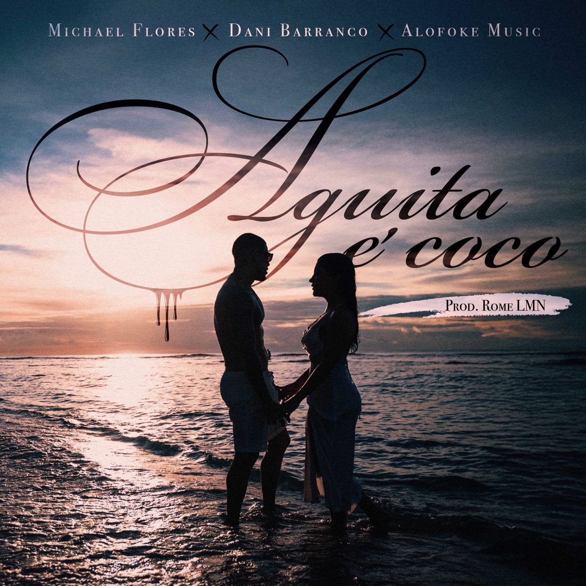 Aguita E Coco - Single by Alofoke Music, Michael Flores & Dani Barranco album cover