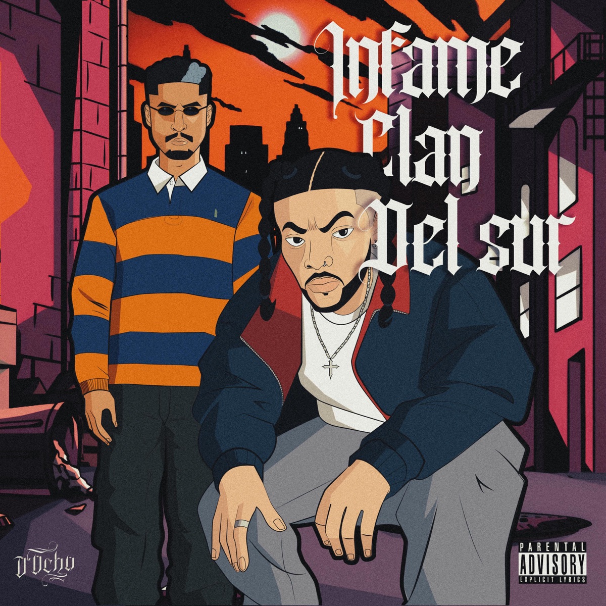 Infame Clan Del Sur (feat. UnderMore) - EP by D'Ocho album cover