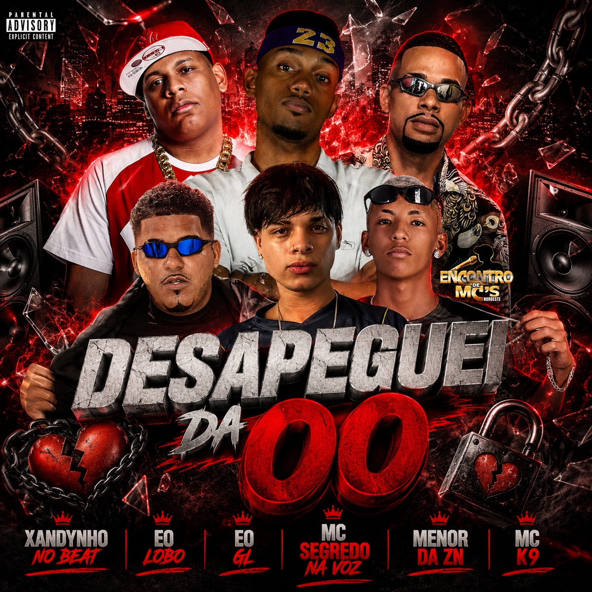 DESAPEGUEI DA 00 (feat. MC K9 & EO LOBO) - Single by Xadynho no Beat, EO MENOR DA ZN, Eo GL & Mc Segredo na Voz album cover