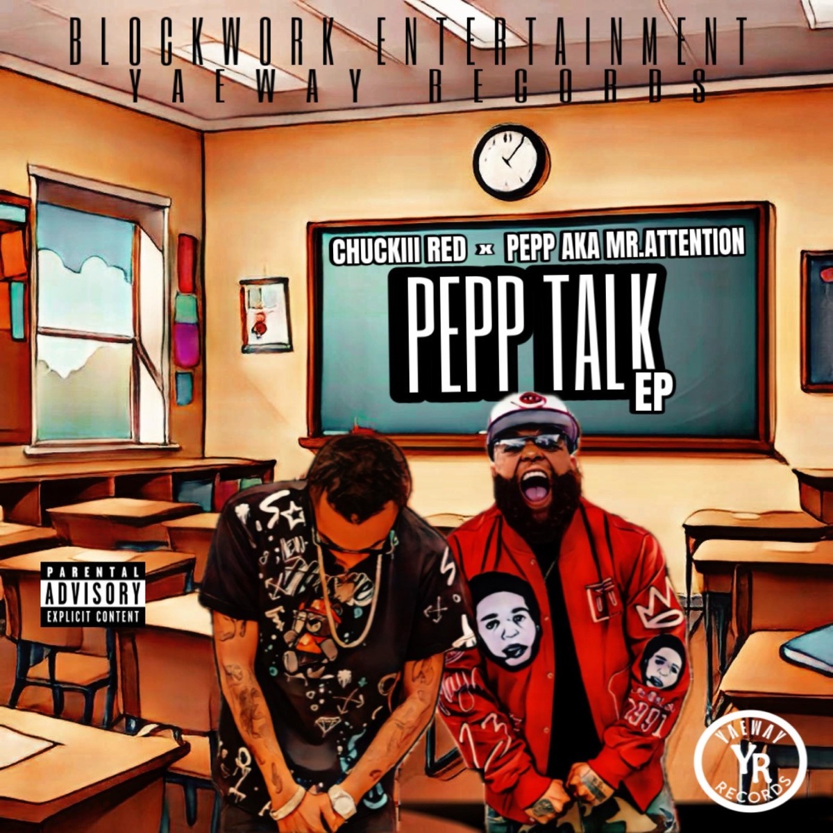 Pepp Talk Ep (feat. PEPP AKA MR ATTENTION) - EP by Chuckiii Red album cover
