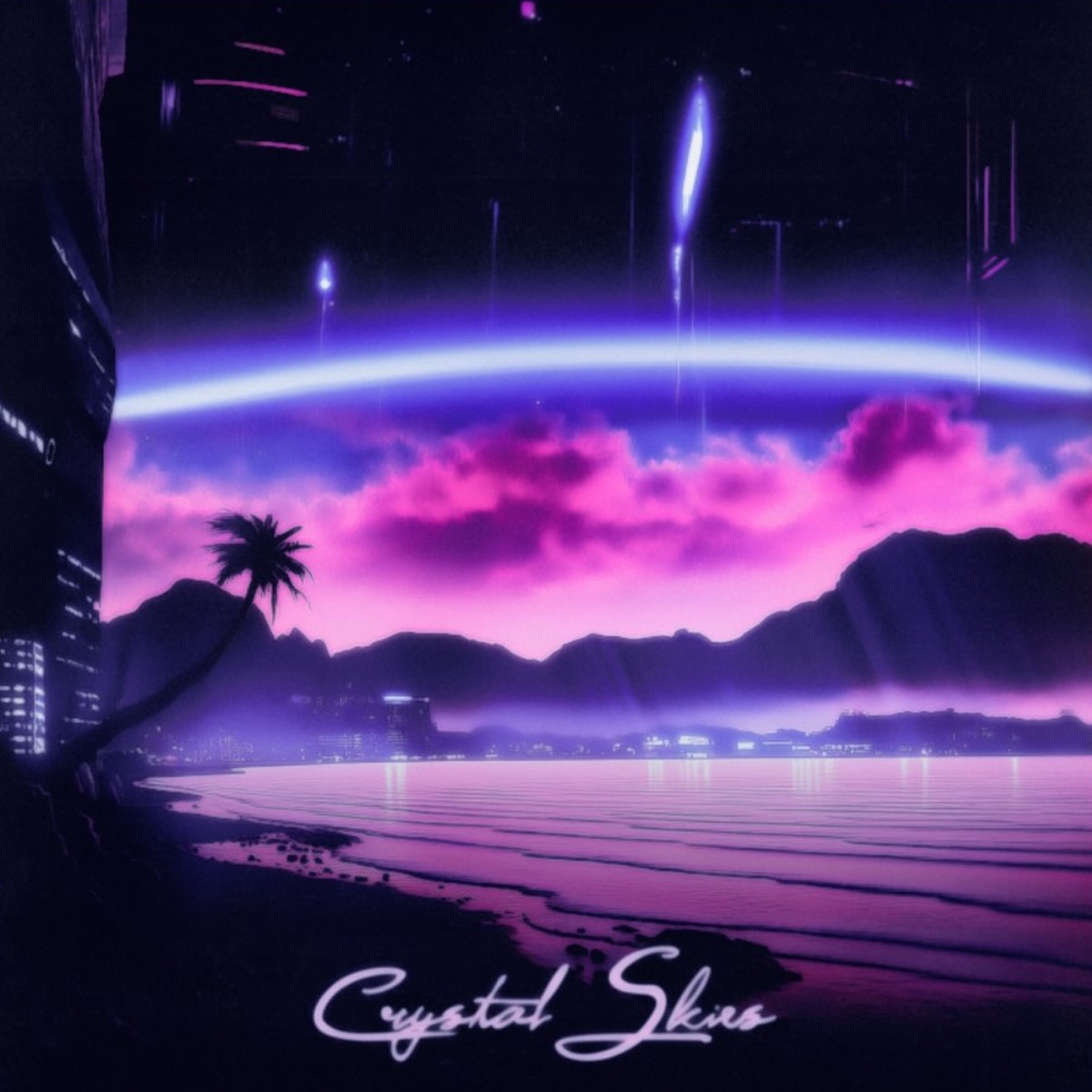 Crystal Skies - EP by VXLLAIN, iGRES & ENXK album cover