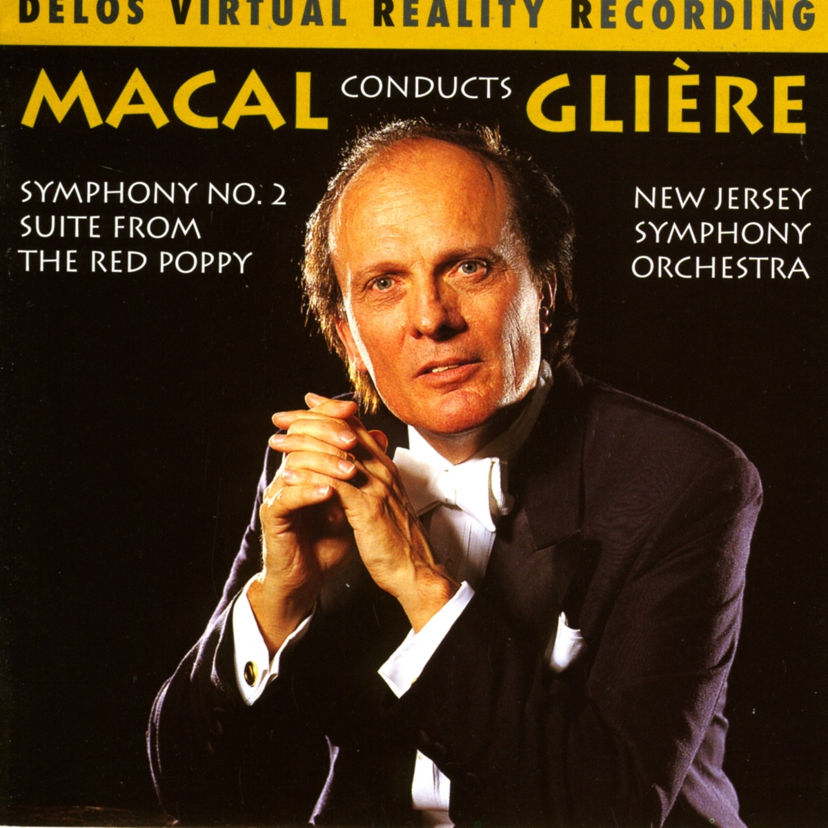 Gliere: Symphony No. 2 & Suite from the Red Poppy by New Jersey Symphony Orchestra & Zdeněk Mácal album cover