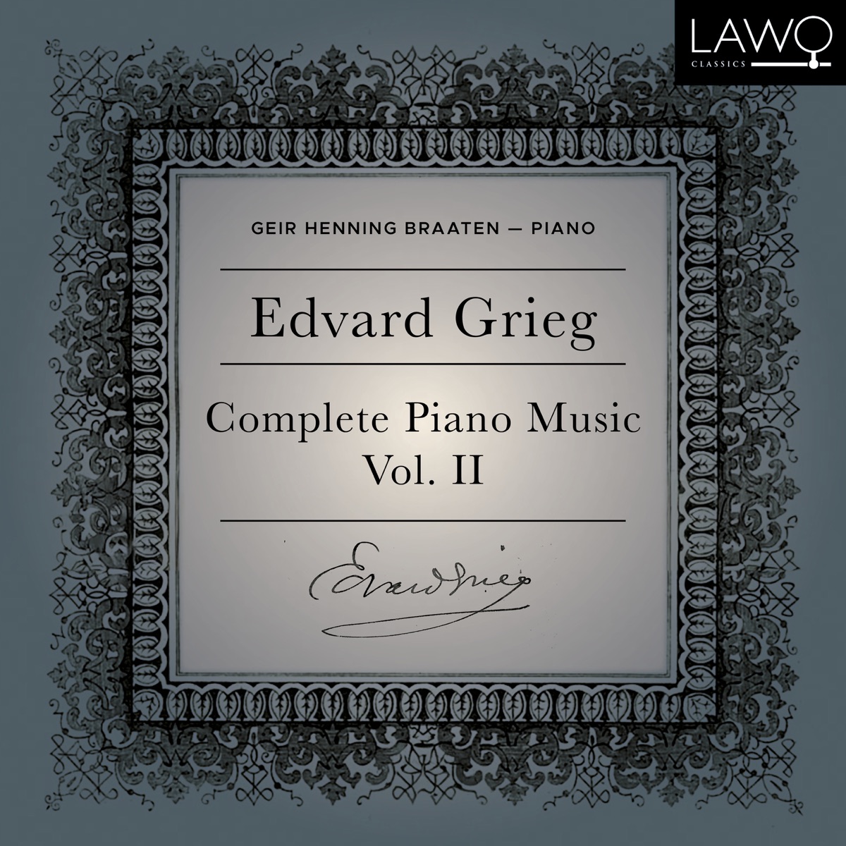 Edvard Grieg Complete Piano Music Vol. 2 by Geir Henning Braaten album cover