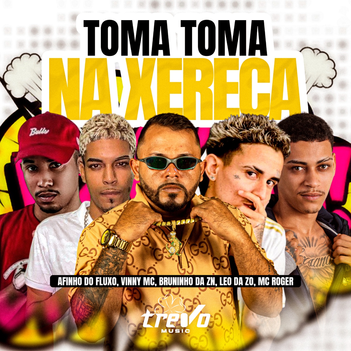 Toma Toma na Xereca (feat. MC Roger) - Single by Vinny MC, bruninho da zn & leo da zo album cover