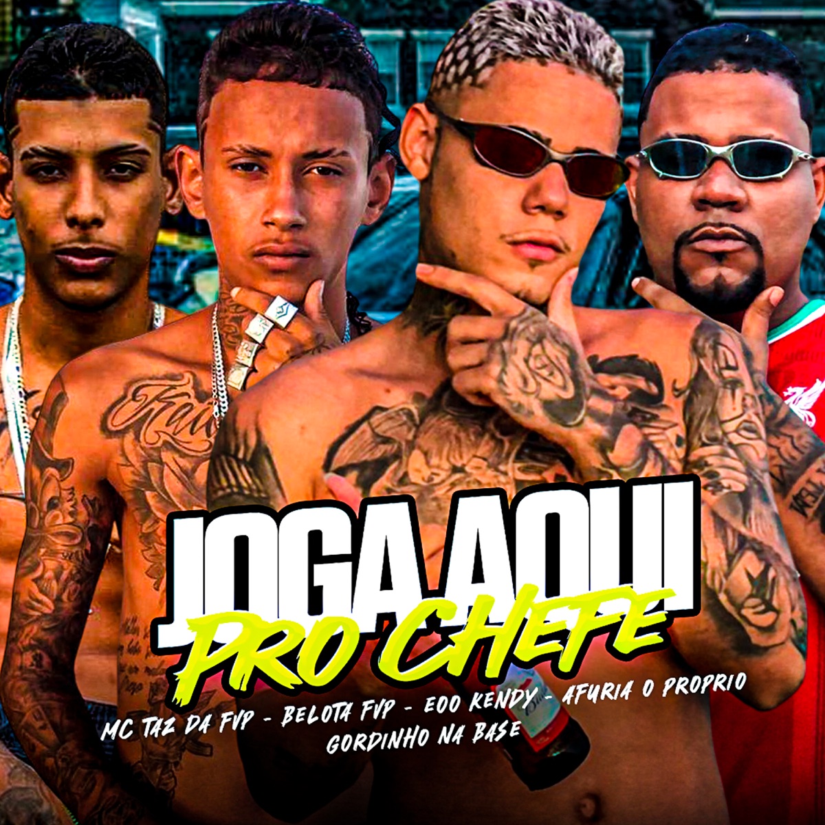 Joga Aqui pro Chefe (feat. Bolado na Base & Mc Taz da FVP) - Single by eoo kendy, Belota FVP & Afuria o Proprio album cover