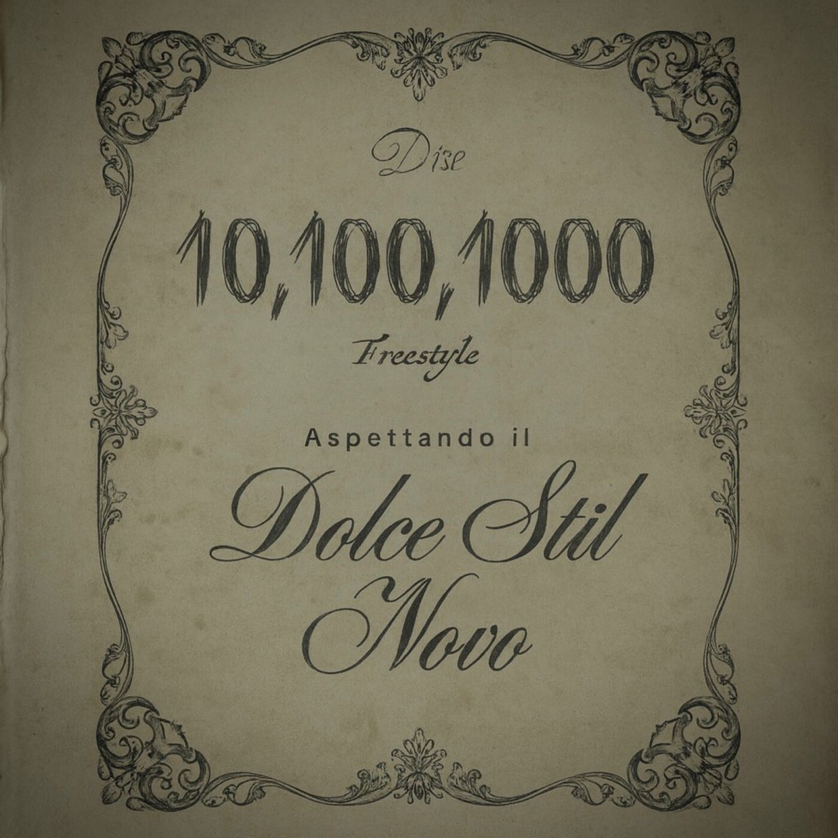 10,100,1000 Freestyle - Single by Dise & Volta album cover