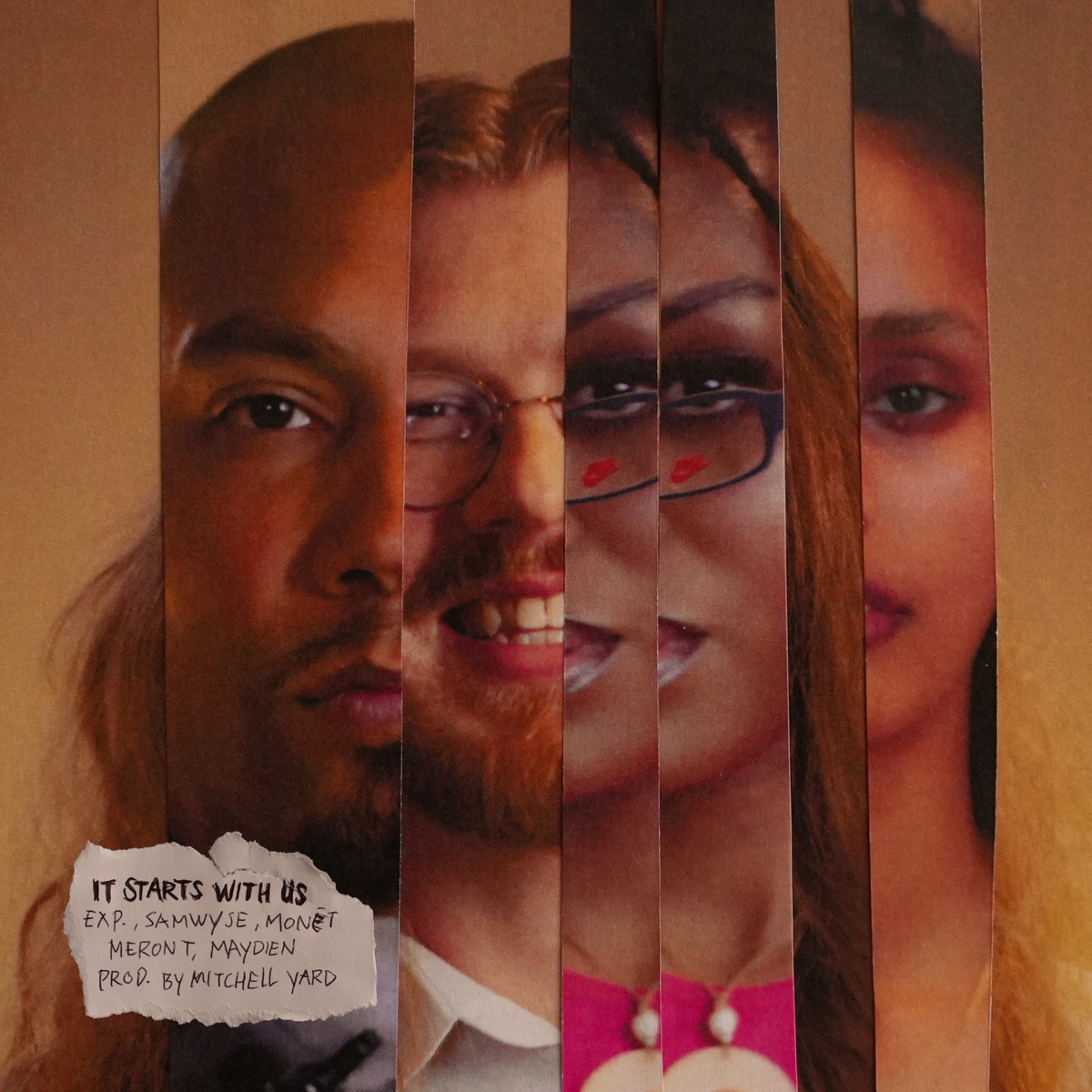 It Starts With Us (feat. Monét, Meron T & Mitchell Yard) - Single by Exp., Samwyse & Maydien album cover
