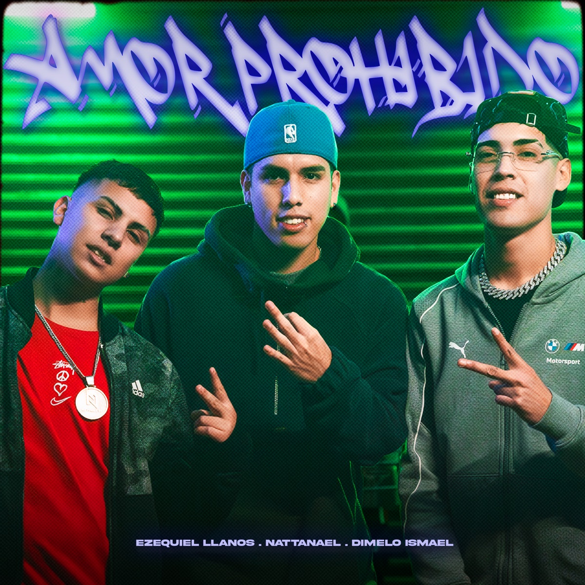 Amor Prohibido - Single by EZEQUIEL LLANOS, Nattanael & Dimelo Ismael album cover