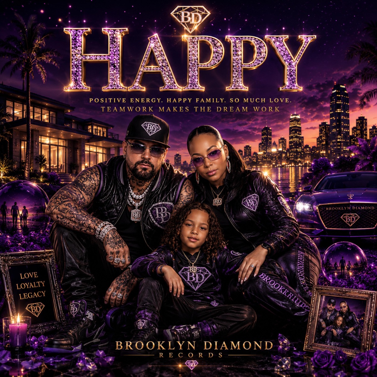 Happy (feat. Royalty) - Single by Jason DaVinchi Samaritano album cover