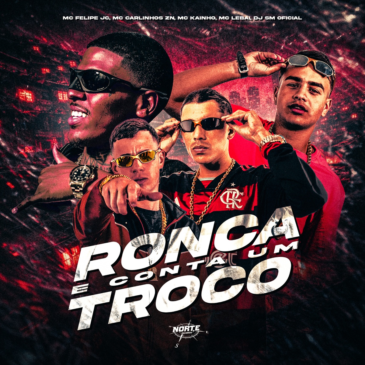 Ronca e Conta um Troco (feat. Mc Carlinhos zn) - Single by Mc Felipe JC, MC Kainho & Mc Lebai album cover