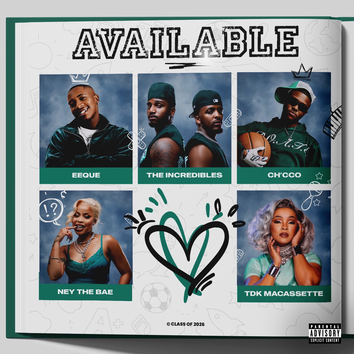 Available (feat. Ch'cco, Ney The Bae, TDK Macassette) - Single by The Incredibles & EeQue album cover