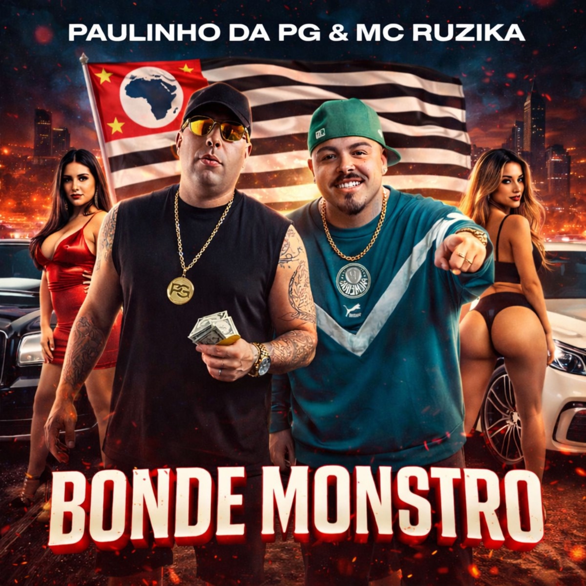 Bonde Monstro - Single by Mc Ruzika, Paulinho da PG & kiraagang7 album cover