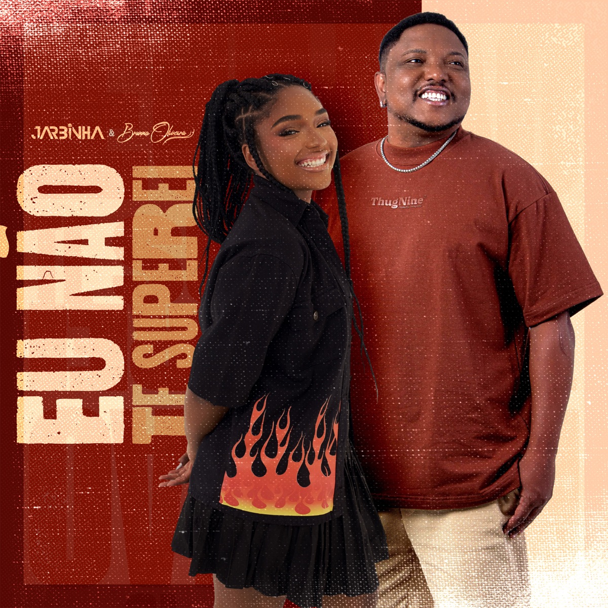 Eu Não Te Superei - Single by Jarbinha & Brunna Oliveira album cover
