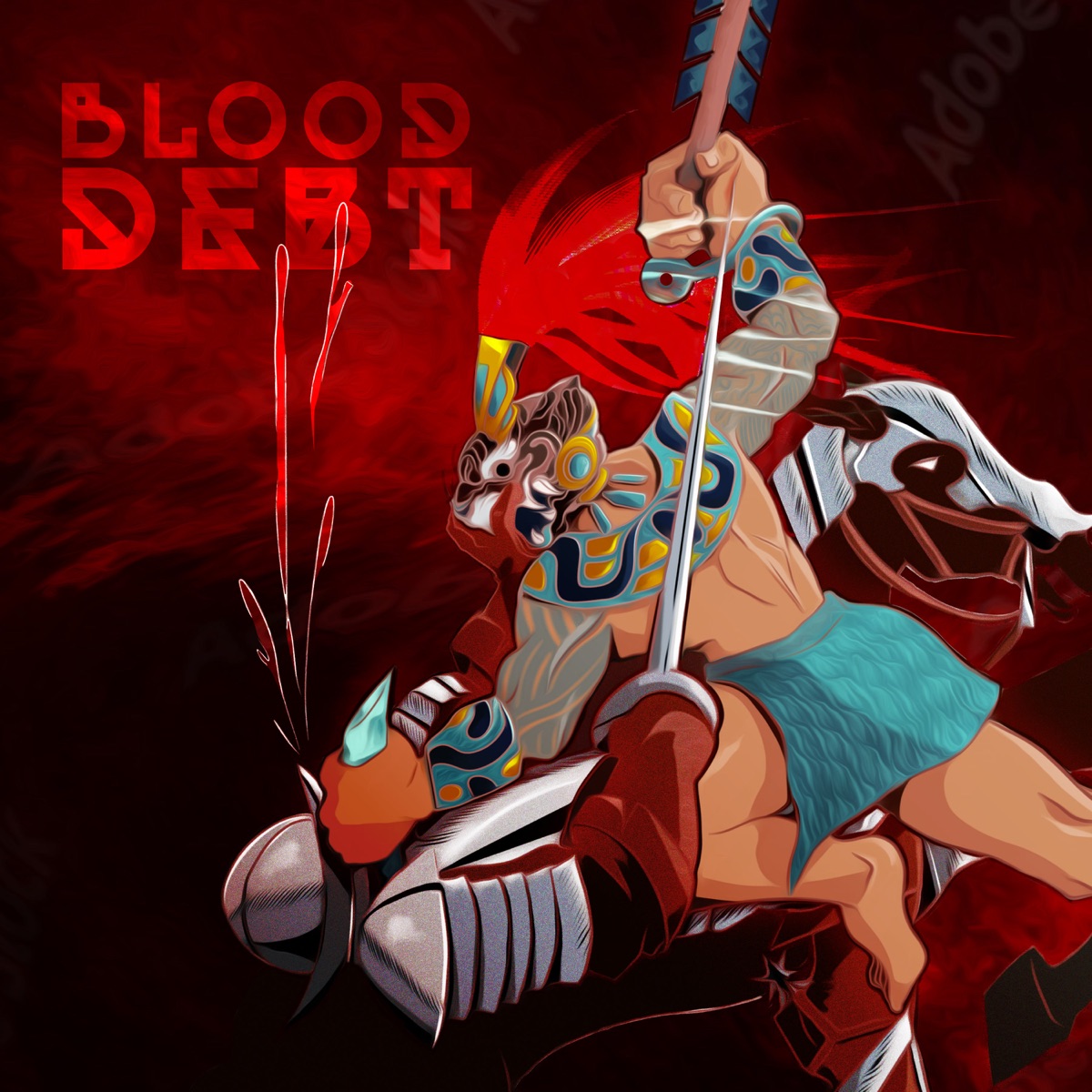 Blood debt - Single by BAHLAM album cover