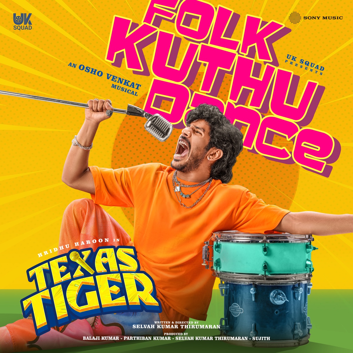 Folk Kuthu Dance (From "Texas Tiger") - Single by Osho Venkat & A.Pa. Raja album cover