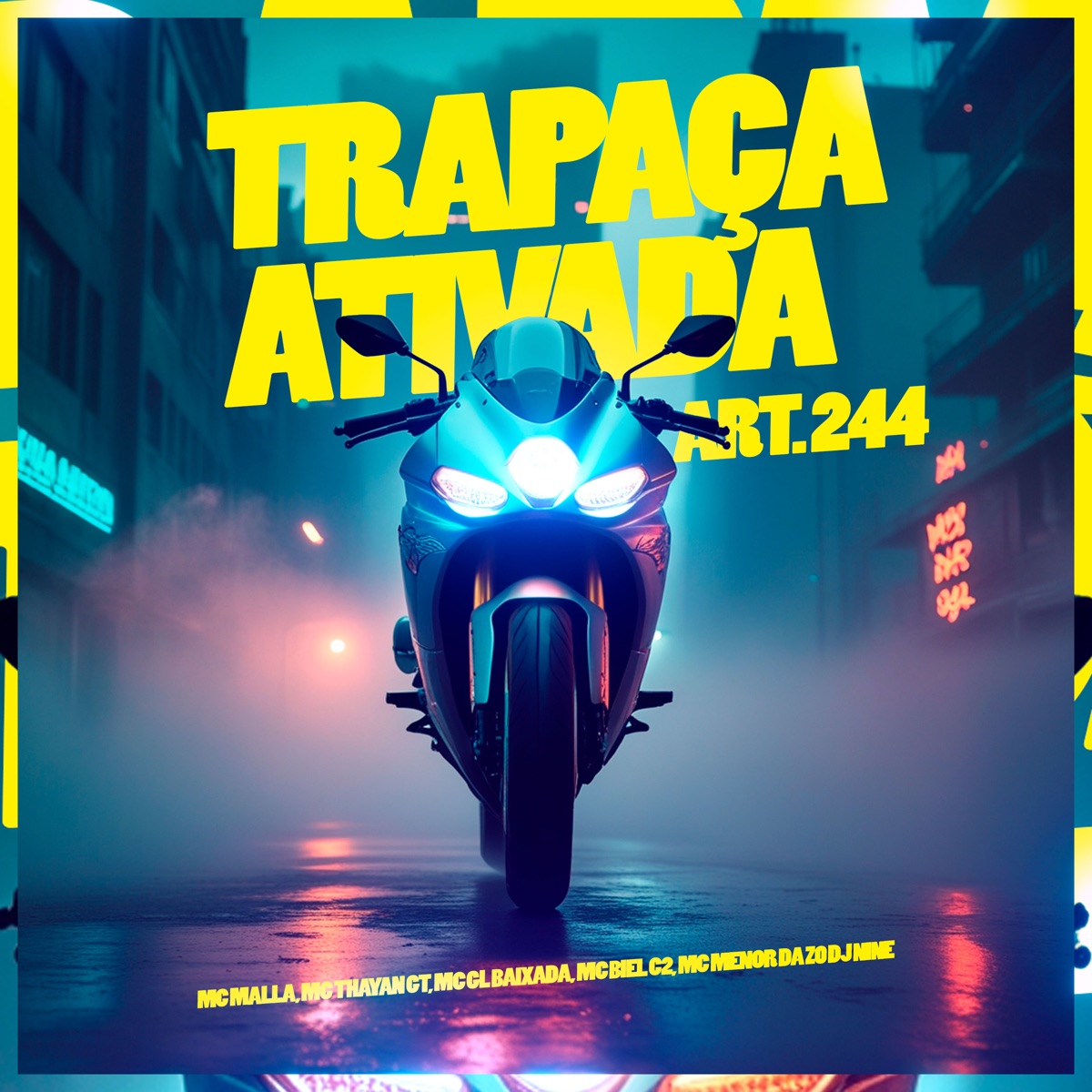 Trapaça Ativada Art 244 (feat. MC Biel C2, Mc Menor da ZO & Dj Nine) - Single by Mc Malla, MC THAYAN GT & Mc GL Baixada album cover