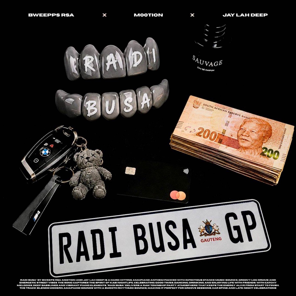 Radi busa (feat. Tyron_za, Rams Versatile, Owhzen & Sp4rks) - Single by Bweepps RSA, M00tion & Jaylahdeep album cover