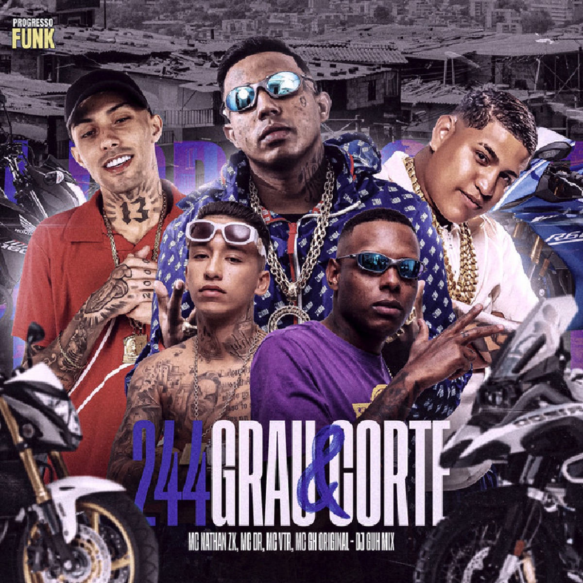 244 Grau E Corte (feat. MC GH Original & MC Vtr) - Single by DJ Guh Mix, Mc Nathan ZK & MC DR album cover