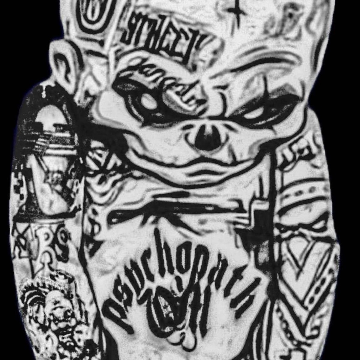 Un trago pal suelo - Single by psychopath OM album cover