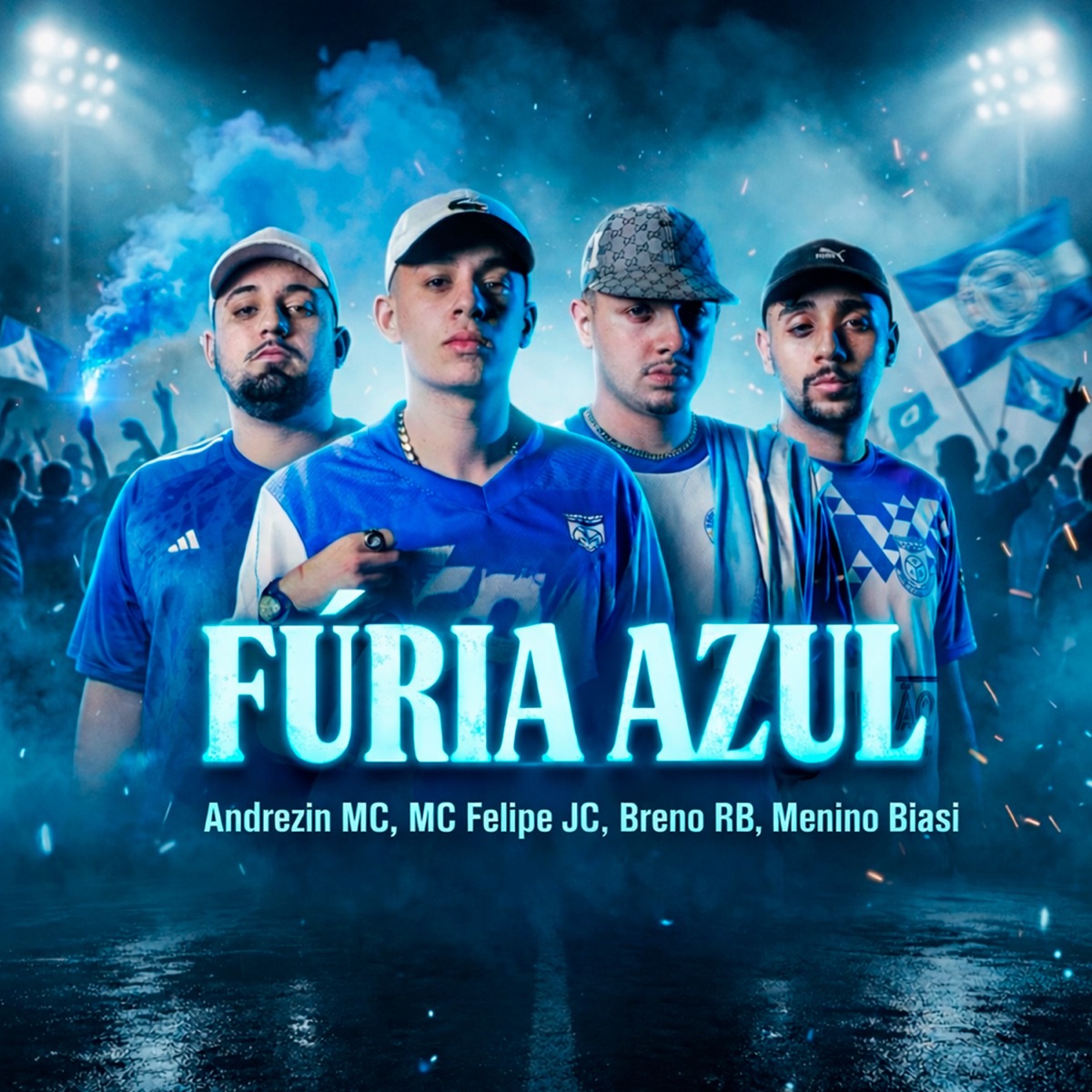 Furia Azul - E.C Mocidade (feat. BRENO RB) - Single by Mc Felipe JC, MeninoBiasi & Andrezin Mc album cover