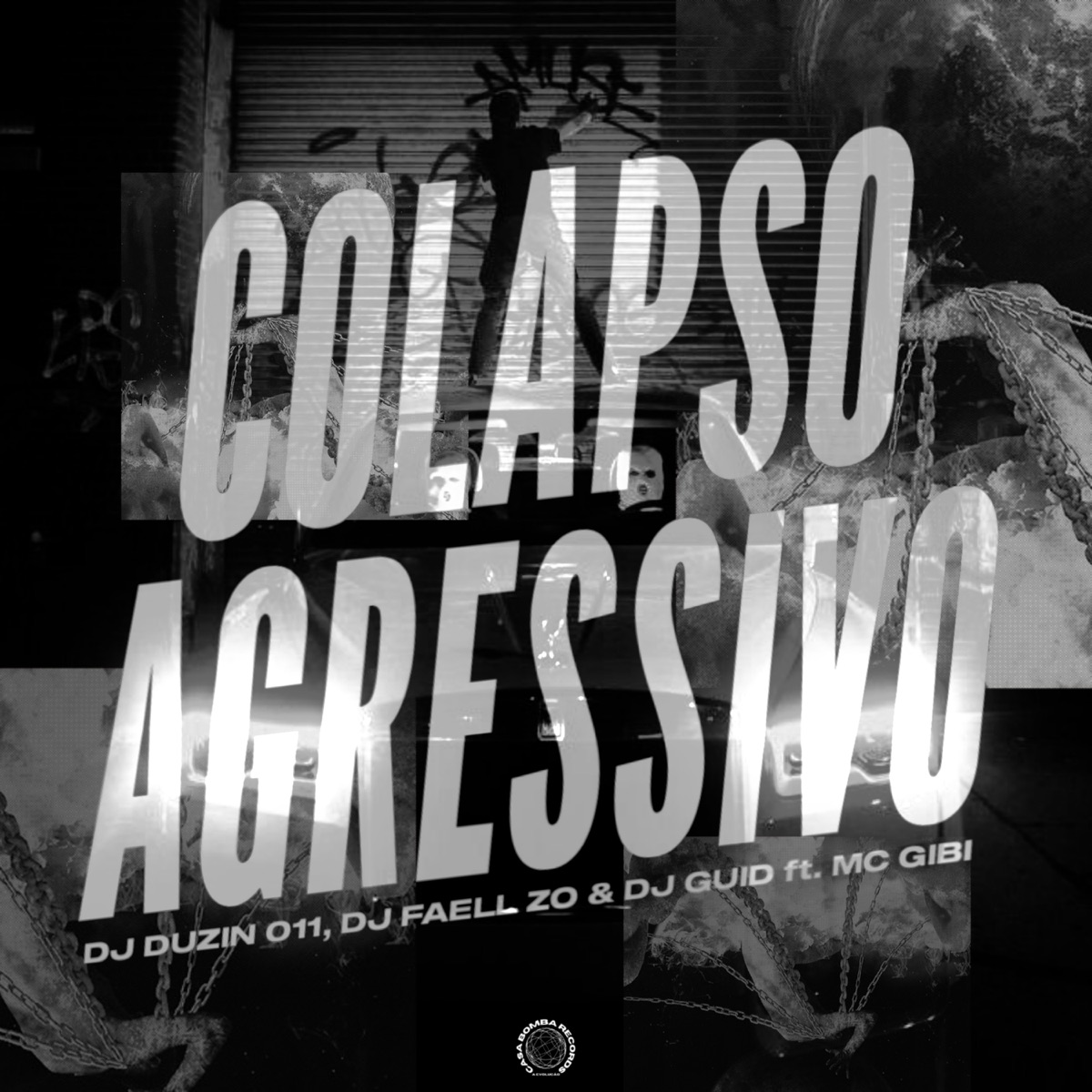 COLAPSO AGRESSIVO - Single by DJ GUID, DJ DUZIN 011, Dj Faell Zo & Mc Gibi album cover