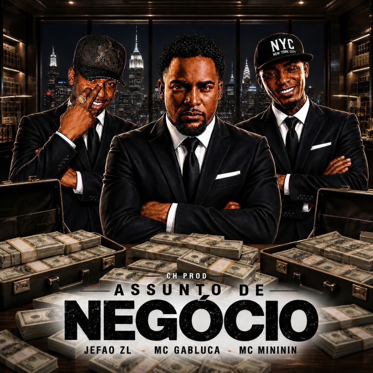 Assunto de Negócio - Single by JEFÃO ZL, MC Gabluca, Mc Mininin & CH PROD album cover