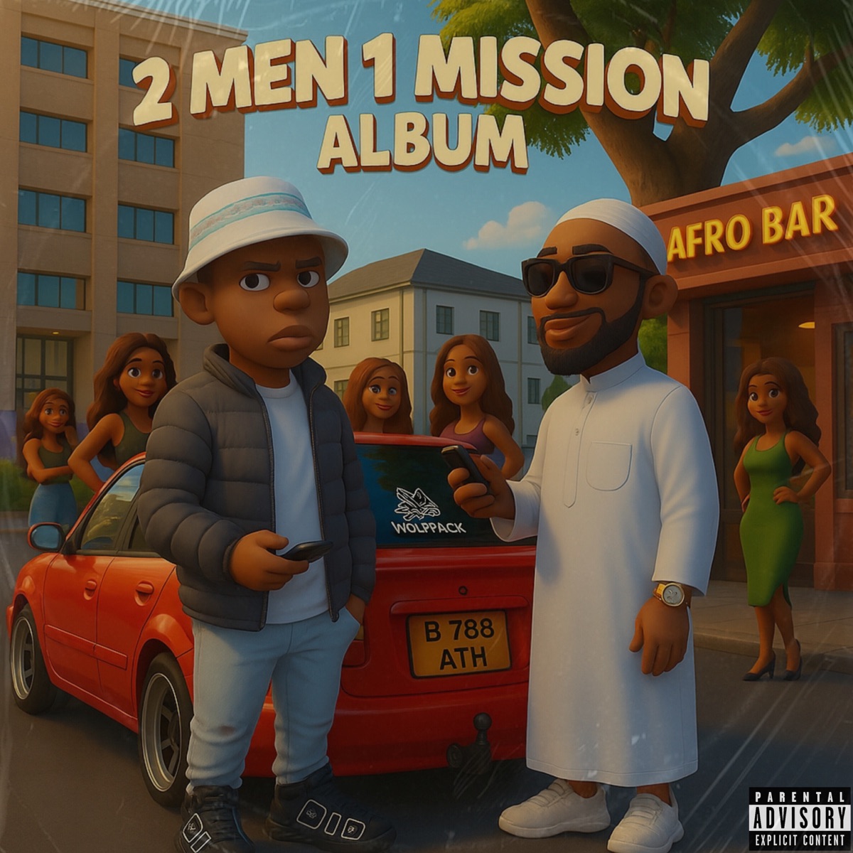 2 Men 1 Mission by sbuxo & Baby Madumane album cover