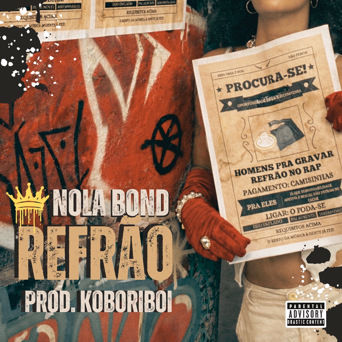 Refrão - Single by Nola Bond album cover