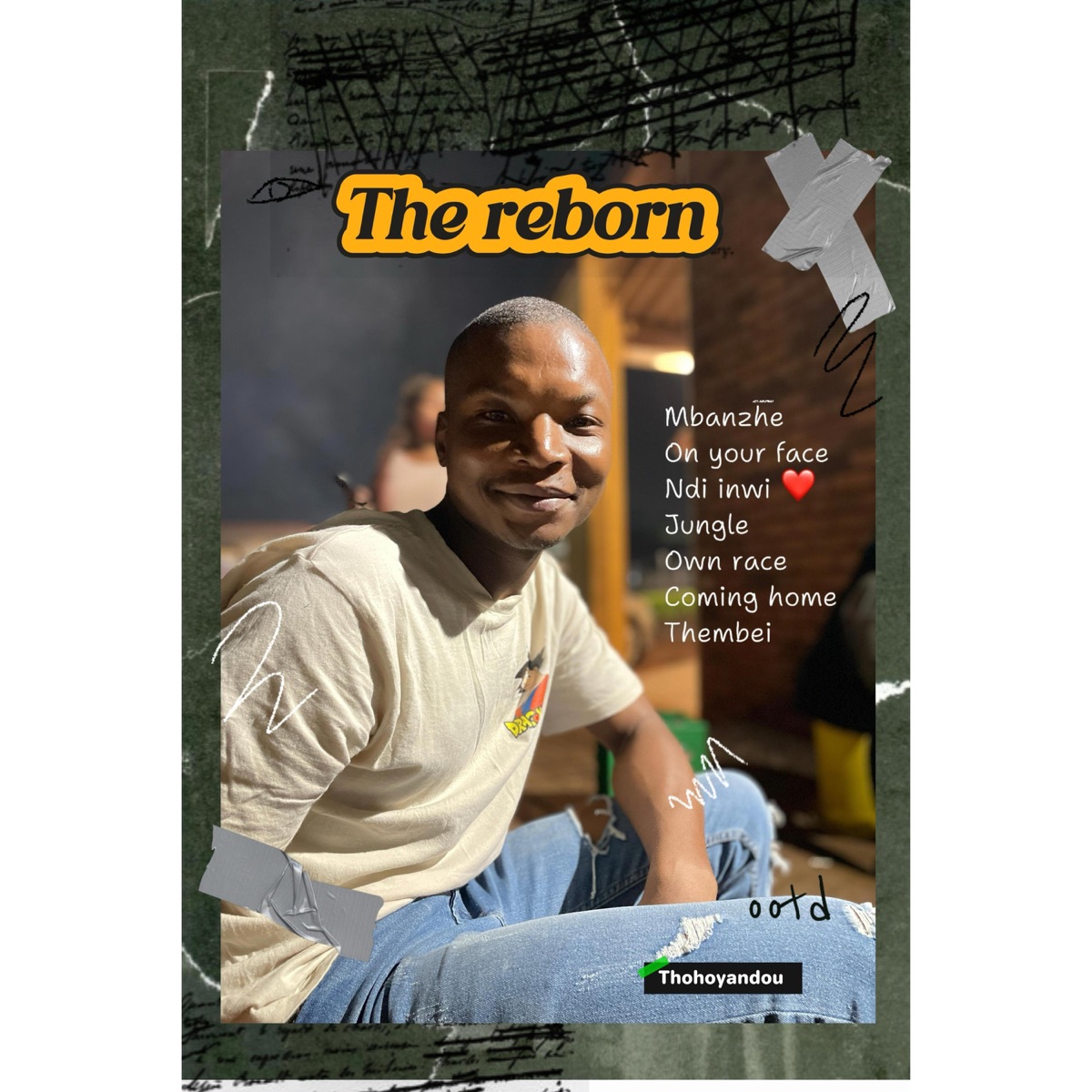 The reborn EP by Koolkidd ZA album cover