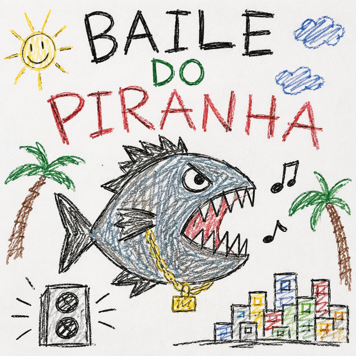 Baile Do Piranha - Single by Mark Tembo album cover