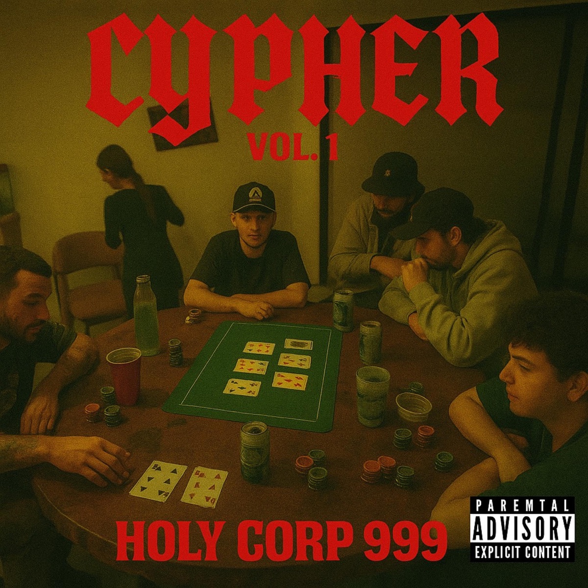 Cypher Vol.1 Holy Corp 999 (feat. Pocke El Esquimal, K-Lamar 99 & Eefjee) - Single by serapolo album cover