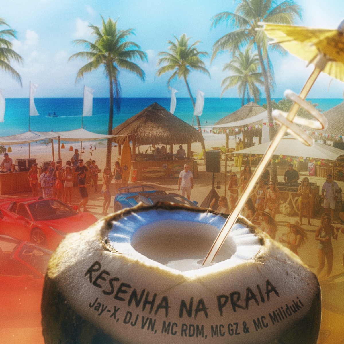 Resenha na Praia - Single by Mc RDM, MC MILIDUKI & Mc GZ album cover