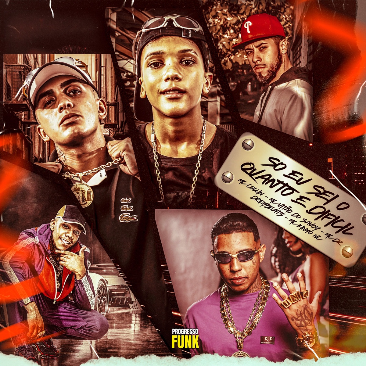 Só Eu Sei o Quanto É Difícil (feat. dreybeatzz) - Single by Mc Vitão Do Savoy, MC Collin, Mc Kinho NC & MC DR album cover