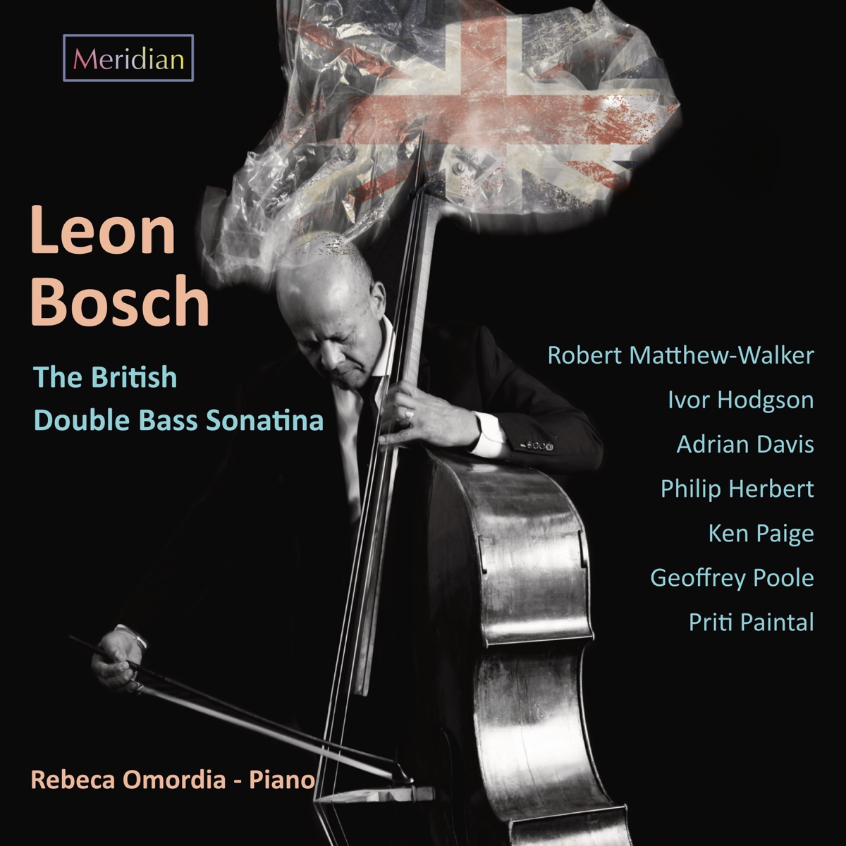 The British Double Bass Sonatina by Leon Bosch & Rebeca Omordia album cover